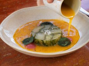 Crudo de robalo