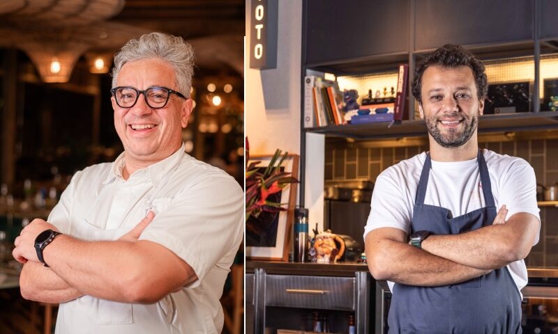 NANNAI Os chefs Fernando Pavan e Thomas Troisgros (divulgação)