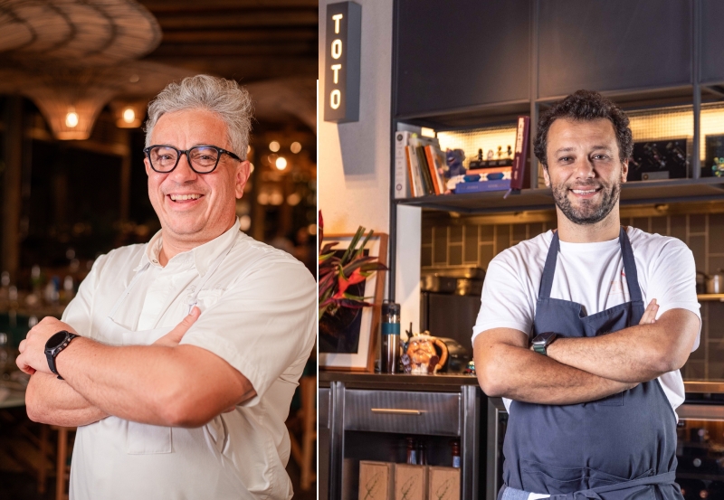 NANNAI Os chefs Fernando Pavan e Thomas Troisgros (divulgação)