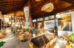 Ambiente do restaurante em Fernando de Noronha (divulgação)