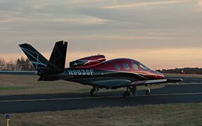 Vision Jet na pista