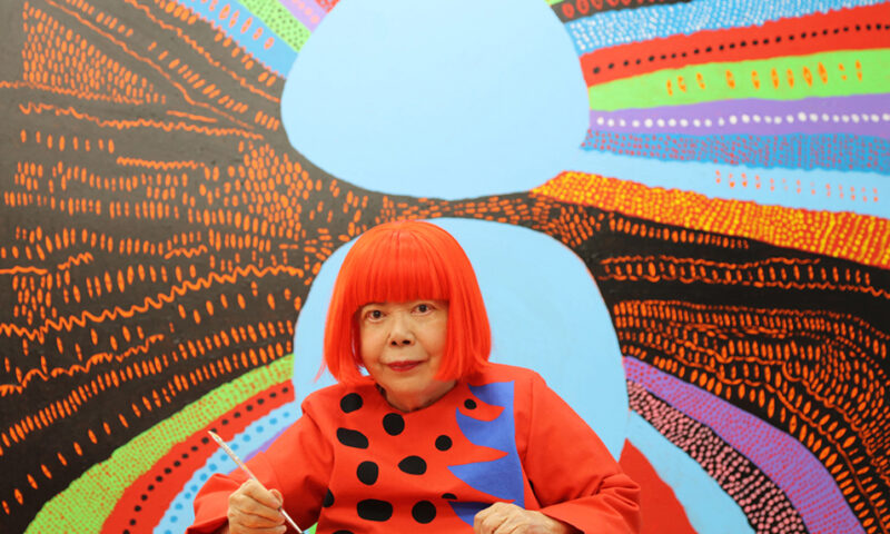 A artista plastica Yayoi Kusama (Divulgação/Yayoi Kusama)