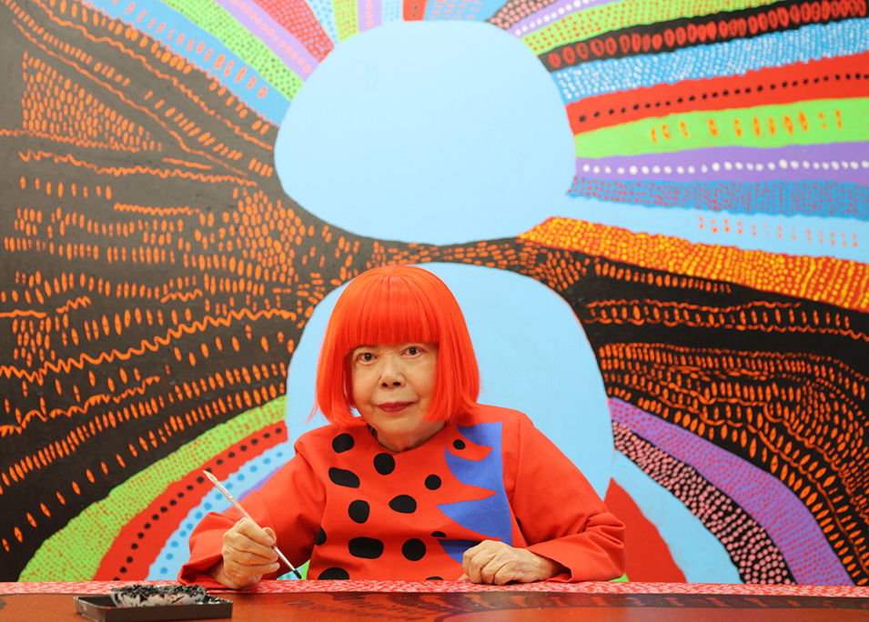 A artista plastica Yayoi Kusama (Divulgação/Yayoi Kusama)