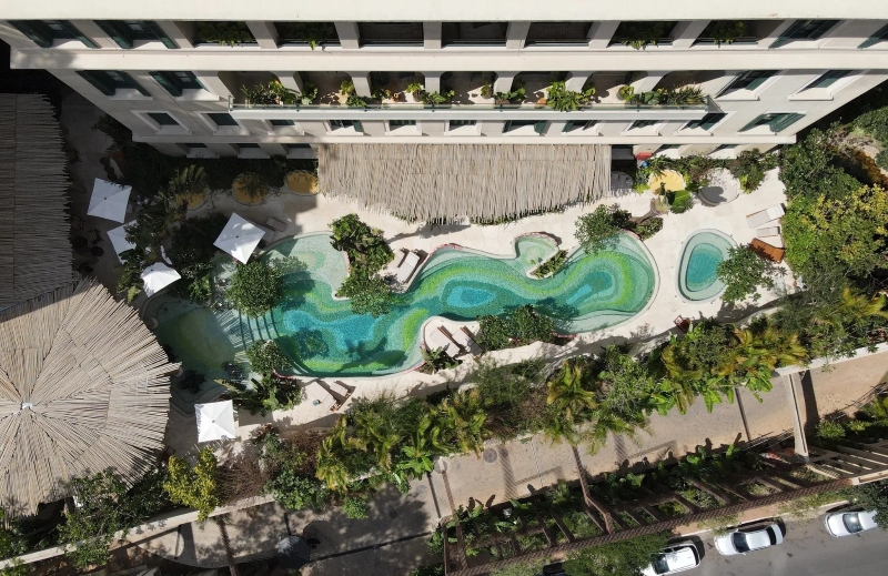 Piscina Rosewood São Paulo (divulgação)