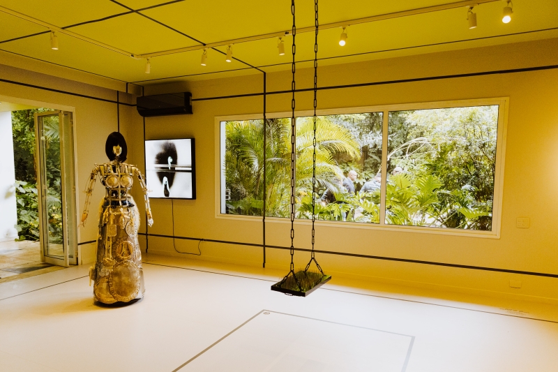 Marina Abramović: Um dos ambientes da exposição "Que afeto é esse?", inaugurada na quarta-feira (23), em São Paulo (divulgação)