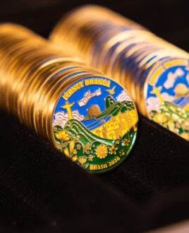 Branca Coin brasileira, com arte exclusiva (Divulgação/Felipe Freire)