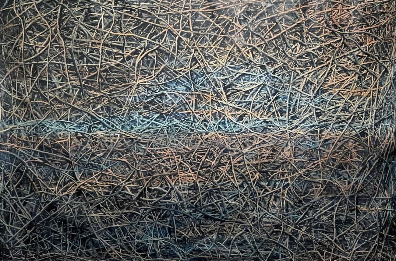 Feira de arte social Obra de Angela Farias que integra a exposição no CBB (Divulgação)