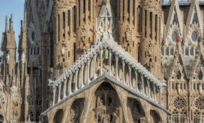 Detalhe da Sagrada Família, a obra monumental de Gaudí em Barcelona (divulgação)